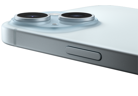 Parte superior do iPhone 15 virada para baixo